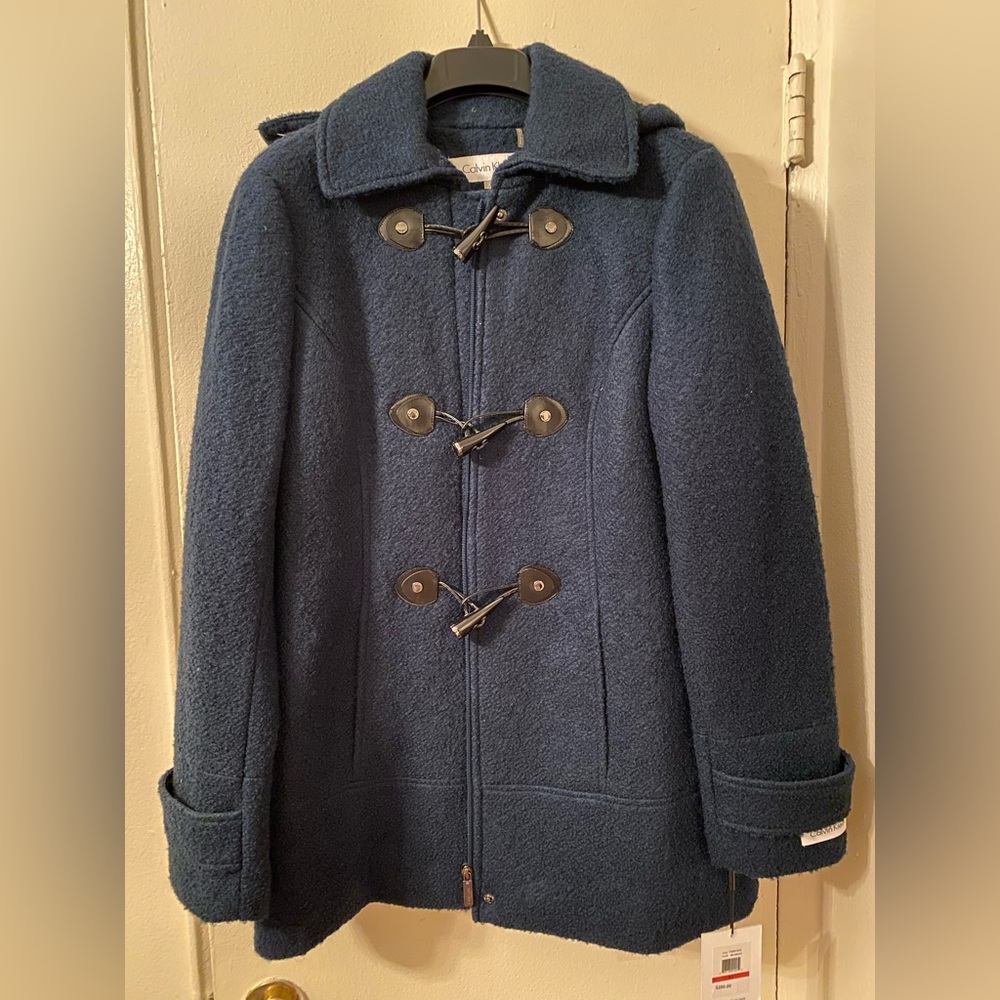 Calvin Klein Wool Toggle Coat